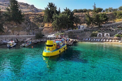 3-hour Guided Submarine Tour in Saint Paul's Bay, Lindos and Navarone Bay