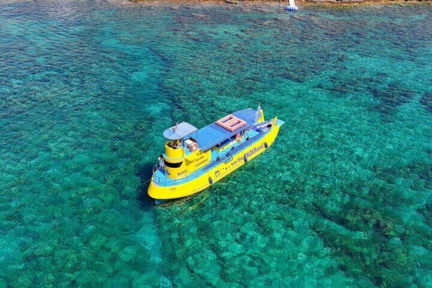 3-hour Guided Submarine Tour in Saint Paul's Bay, Lindos and Navarone Bay