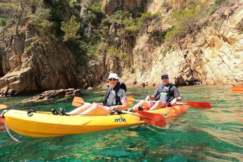 Costa Brava: Kayak, Snorkel, Photos, Lunch & Beach from Barcelona