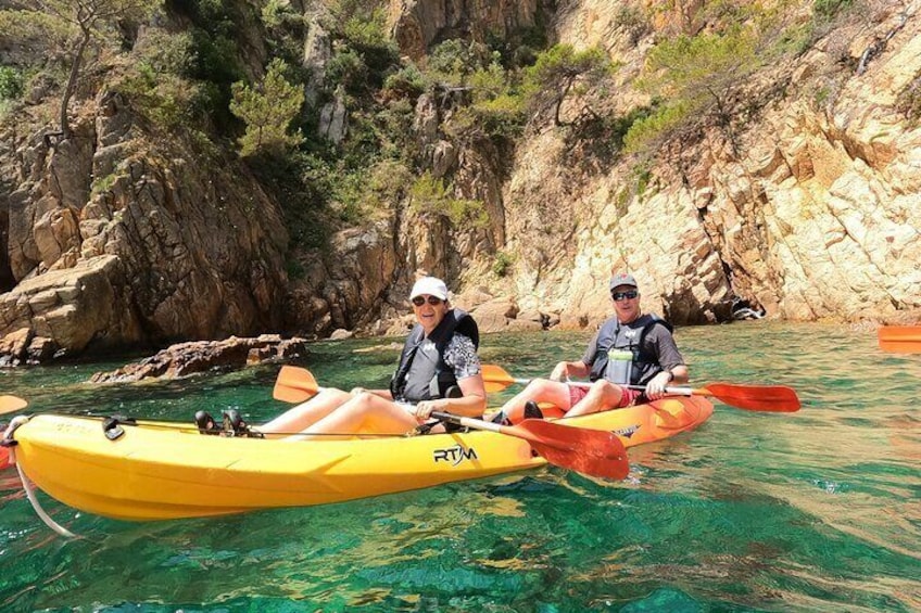 Costa Brava: Kayak, Snorkel, Photos, Lunch & Beach from Barcelona