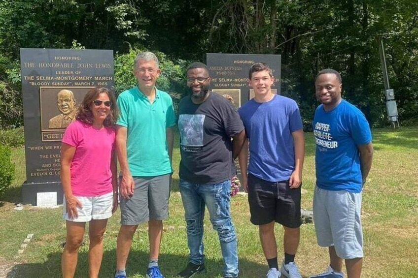 End of tour on Frederick D. Reese Pkwy