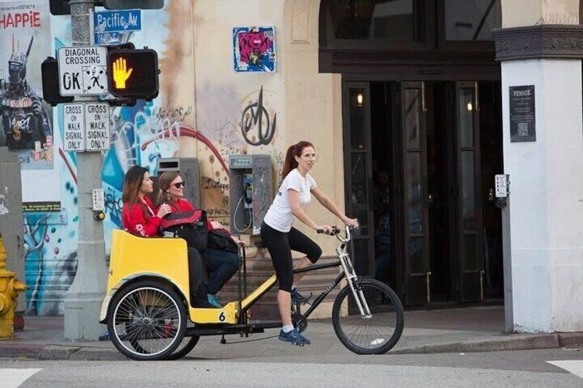 Private Rickshaw Tour of Santa Monica and Venice Beach