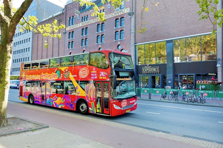 Amsterdam Hop-On Hop-Off Bus & Optional Canal Cruise