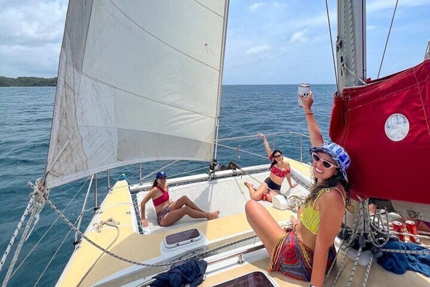 SMALL GROUP Day Sailing to Beautiful Caribbean Beaches on Catamaran with Lunch