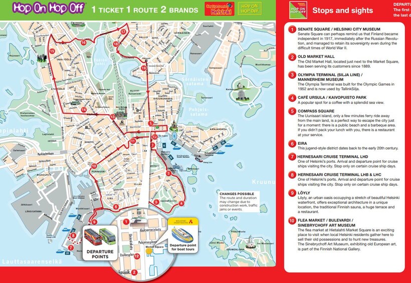 Helsinki Hop-On Hop-Off Bus Tour