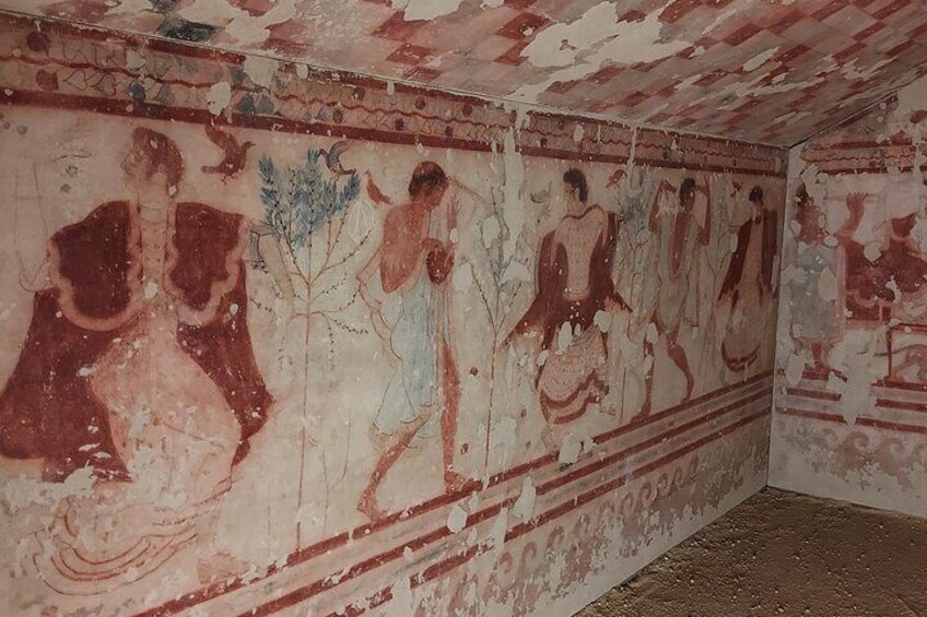 Etruscan necropolis of Tarquinia: frescoed tombs from pre-roman times – Private Tour