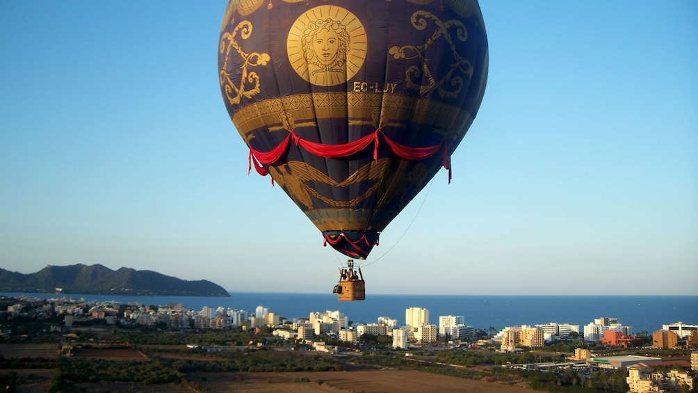 Show item 5 of 5. Hot air balloon over Mallorca Island
