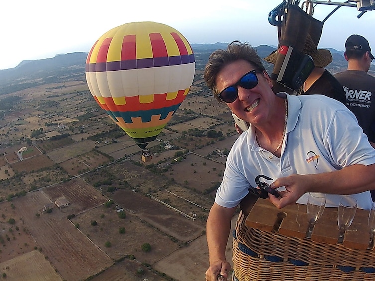 Show item 5 of 9. Sunset Hot Air Balloon Ride with Cava
