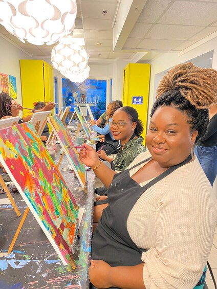 Social Paint Party with Wine & Fun