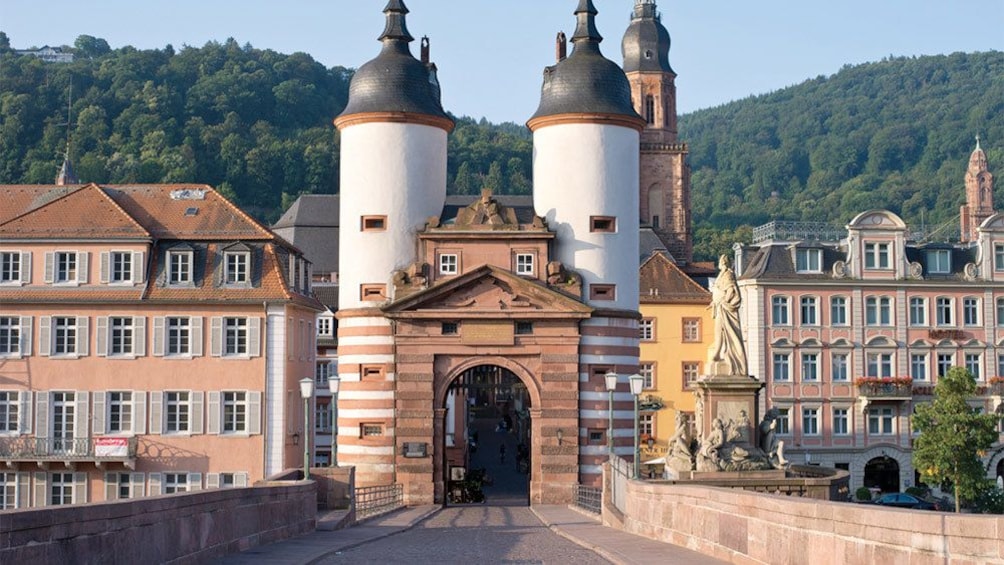 old bridge gate in Germany 