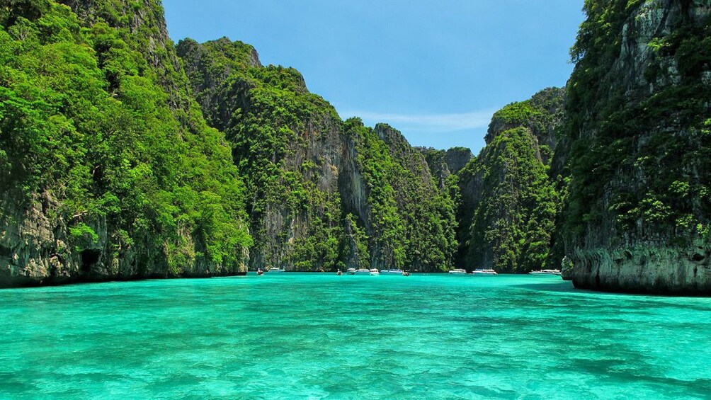 crystal clear beach waters in Thailand