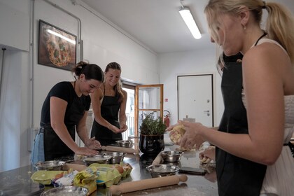 Clase de cocina para cenar de 4 platos