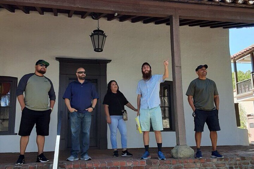 Exploring the Hill-Carillo adobe, built 1826