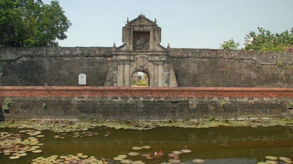 Stone wall in Manila