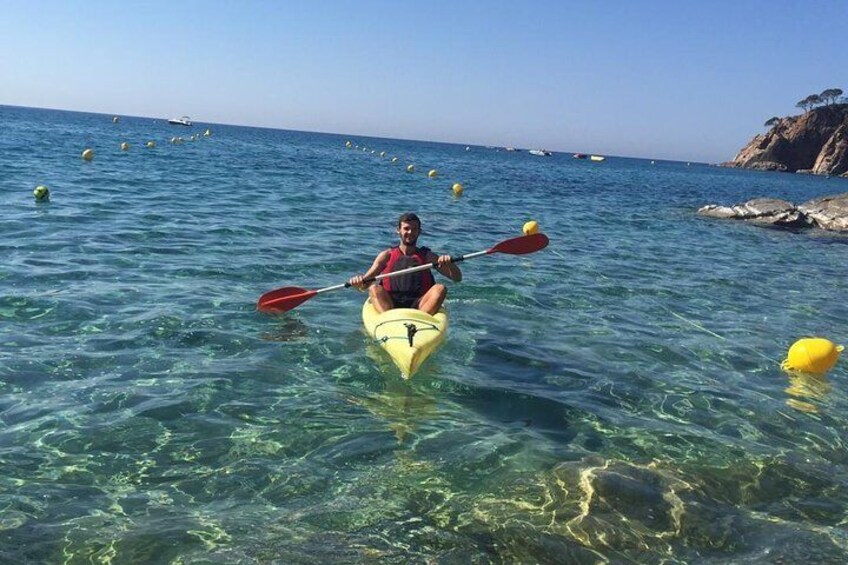 Kayak in Tossa de Mar