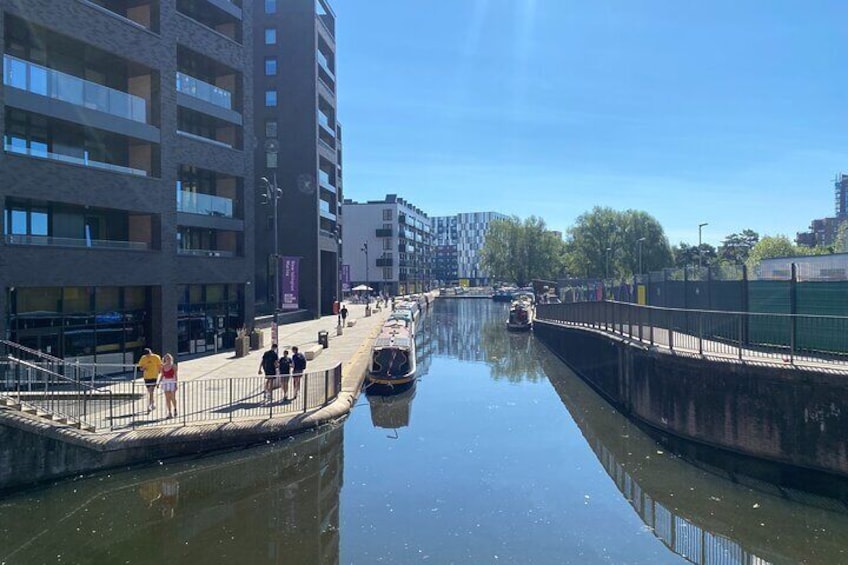 Our meeting point is the stunning New Islington Marina in Ancoats. The 13th coolest place to live in the world according to the NY Times
