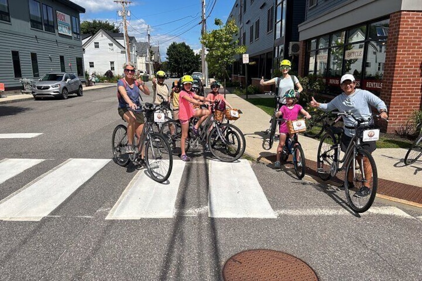 Meet right over the Casco Bay bridge, close to the bike path.