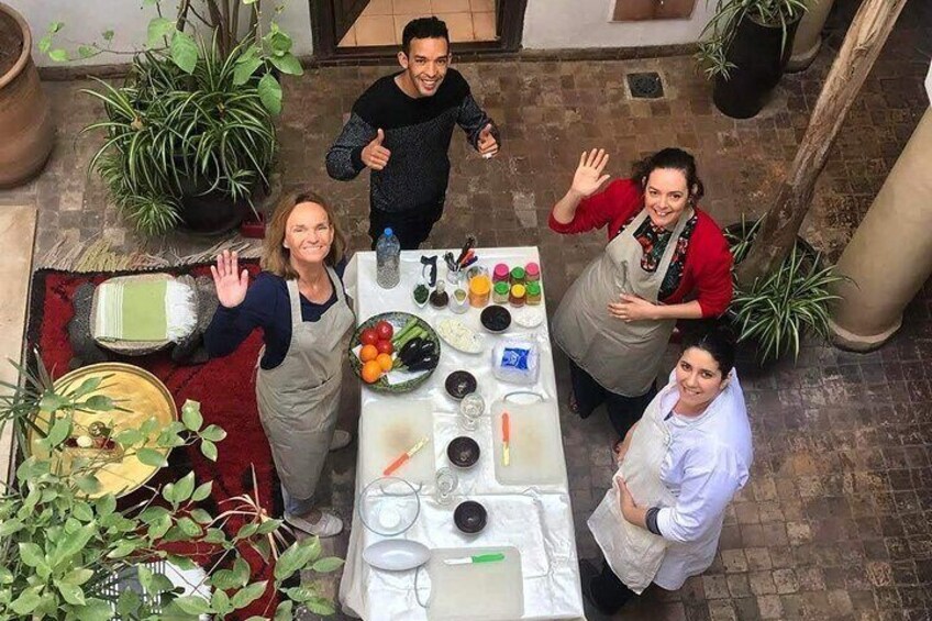 Small-Group Cooking Class Experience in a Marrakech Riad