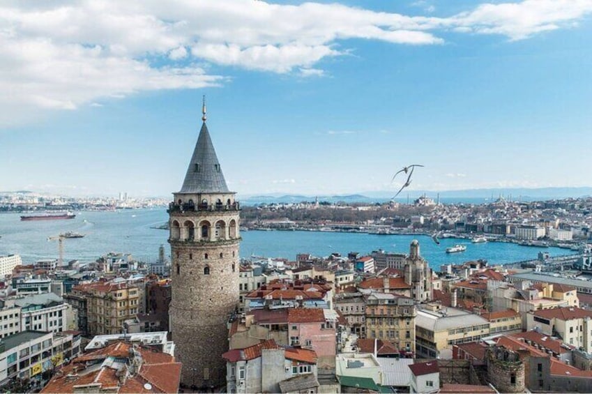 Galata Tower and Istanbul View