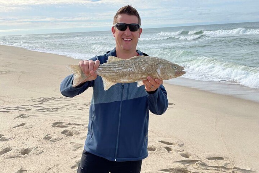 Private Nantucket Beach Fishing Activity with a Guide