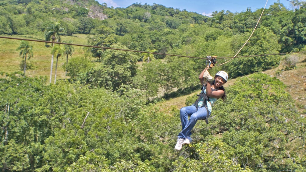 Ziplining in Puerto Plata, Dominican Republic