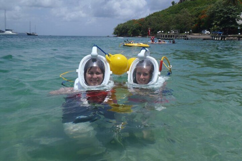 Small-group SeaTrek® Underwater Adventure in St. Lucia