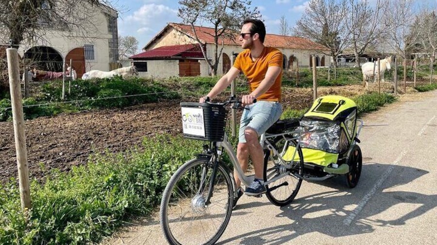 Electric bike ride in Montpellier