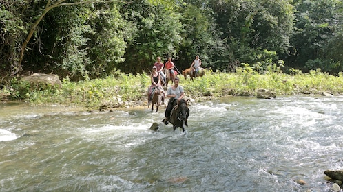 Paardrijden over inheemse paden