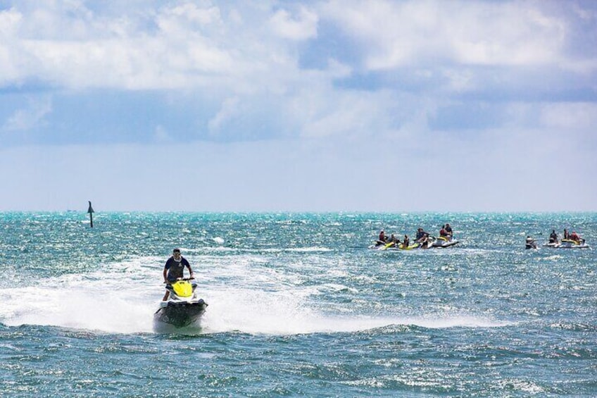 The Original Key West Island Jet Ski Tour from the Casa Marina