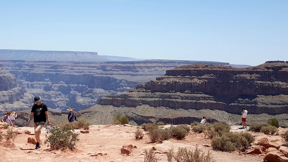 View from the edge of the Grand Canyon