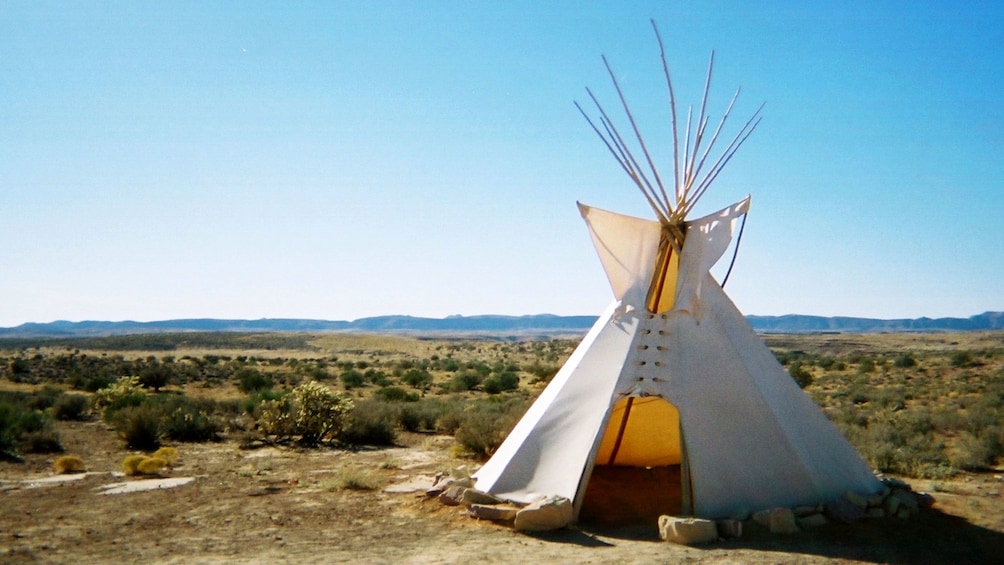 Native American tipi at the Grand Canyon