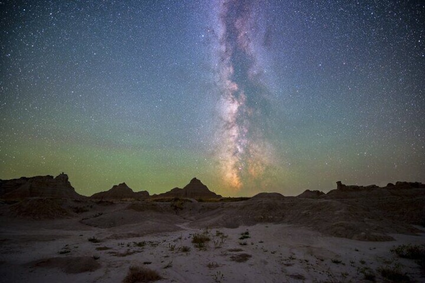 Badlands Sunset and Night Sky Adventure