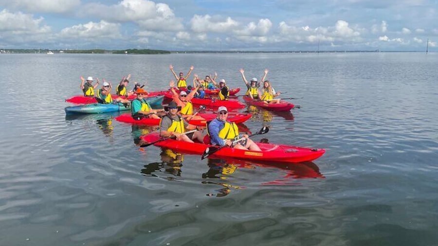 Indian River Clear Bottom Kayak or Paddleboarding Manatee and Dolphin Tour
