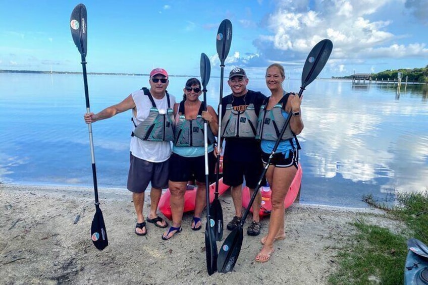 NEW TOUR! Indian River Clear Bottom Manatee and Dolphin Kayak Tour