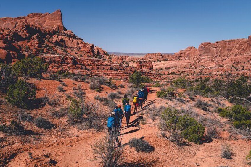 Full-Day Private Hiking Tour in Arches or Canyonlands National Park 