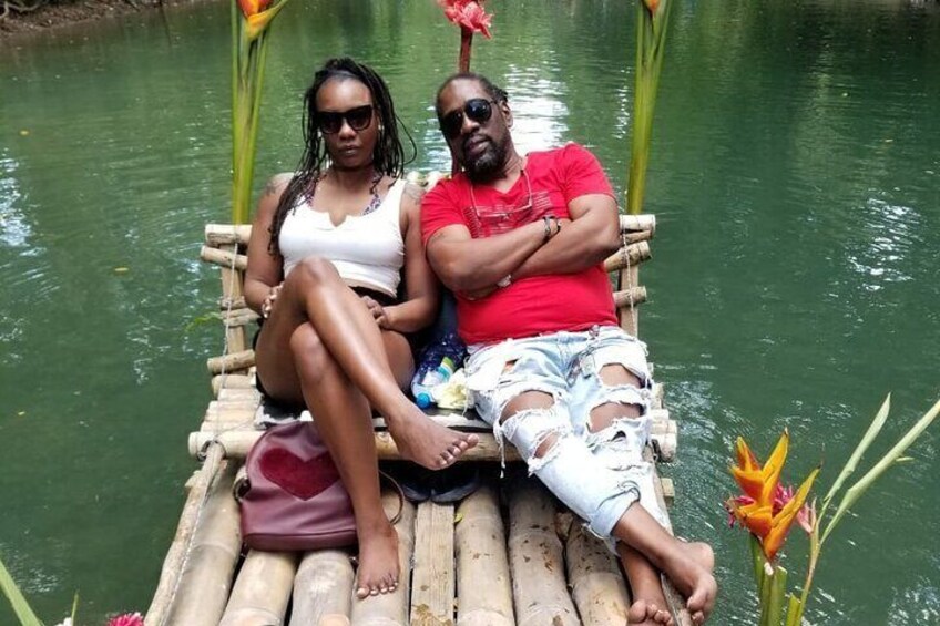 Private Bamboo River Rafting with Negril Ricks Cafe Visit
