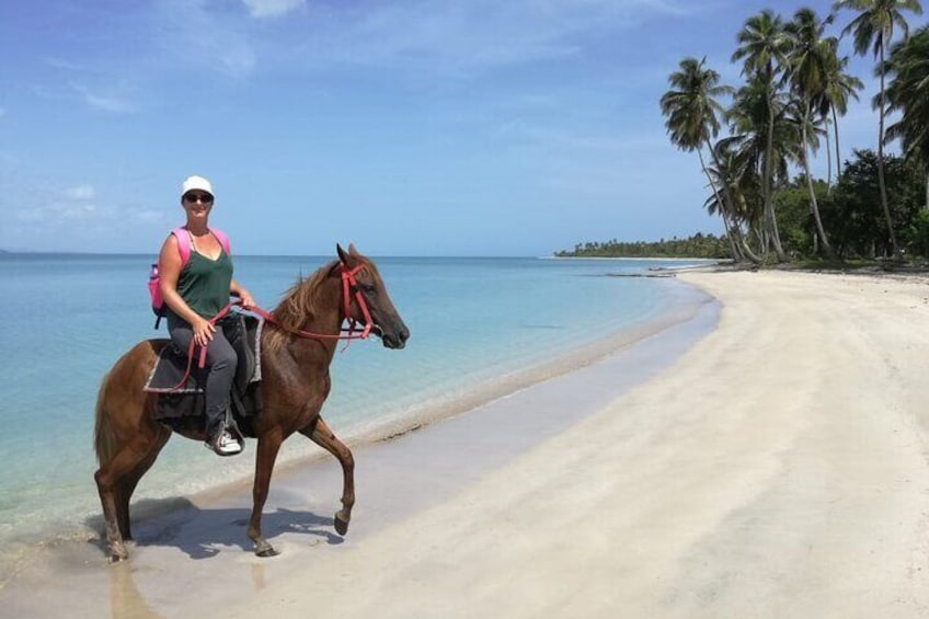 Horseback Riding on the Virgen de Miches Beach