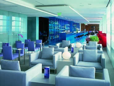 Virgin Atlantic Clubhouse à l'aéroport SFO exploité par Plaza Premium Group...