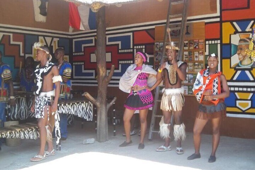 Cradle of humankind and lesedi cultural village tour