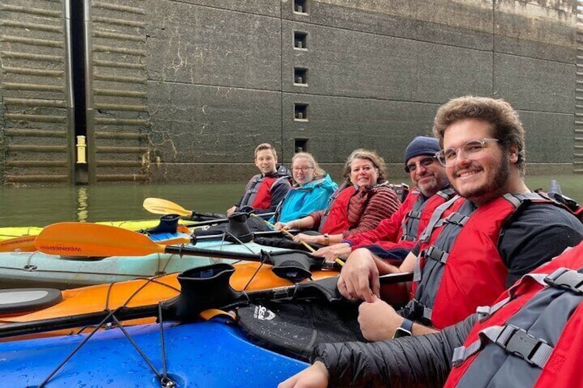 3-Hour Chickamauga Dam Lock Through Kayak Tour