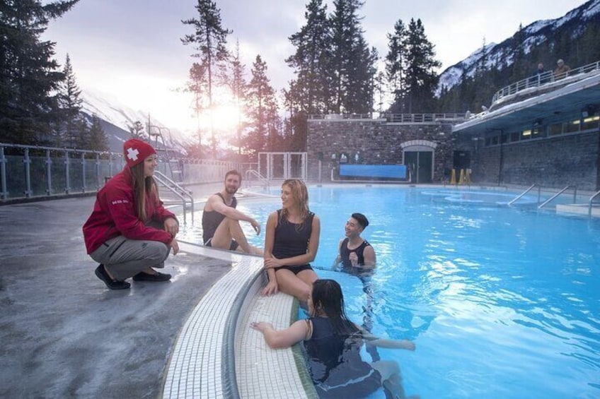 Winter Banff Upper Hot Springs 