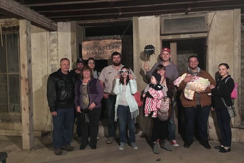 What - you see an actual underground store front? Only on the The Downtown Underground Walking Tour in Eureka Springs.