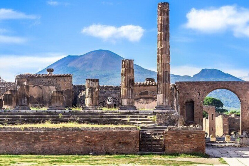 Explore Pompeii & Herculaneum Sites: Private Day Trip from Naples