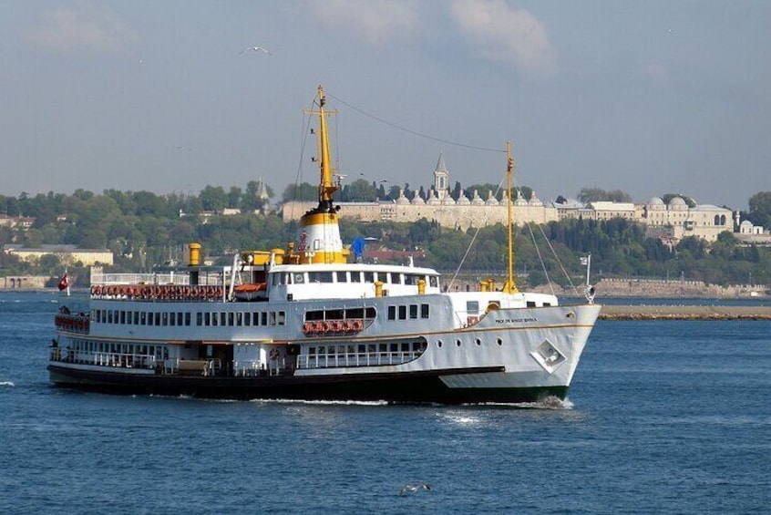 Bosphorus Cruise Boat Tour 3 Hours Tour With 1 Hour Stop in Asia Side