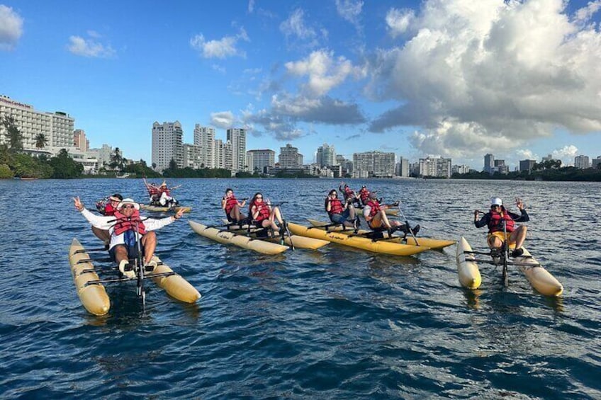 San Juan: Chiliboats Adventure in Condado Lagoon