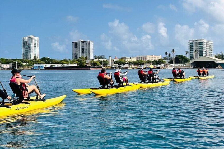 San Juan: Chiliboats Adventure in Condado Lagoon