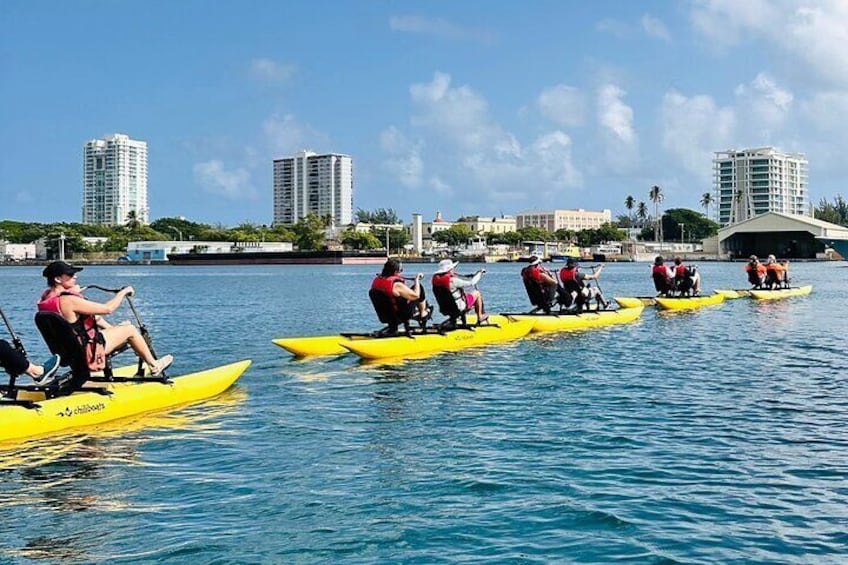 San Juan: Chiliboats Adventure in Condado Lagoon