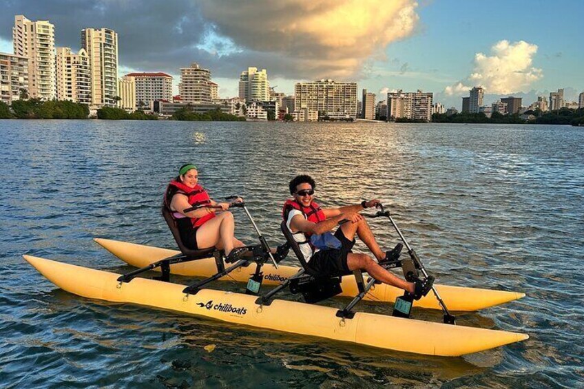 San Juan: Chiliboats Adventure in Condado Lagoon