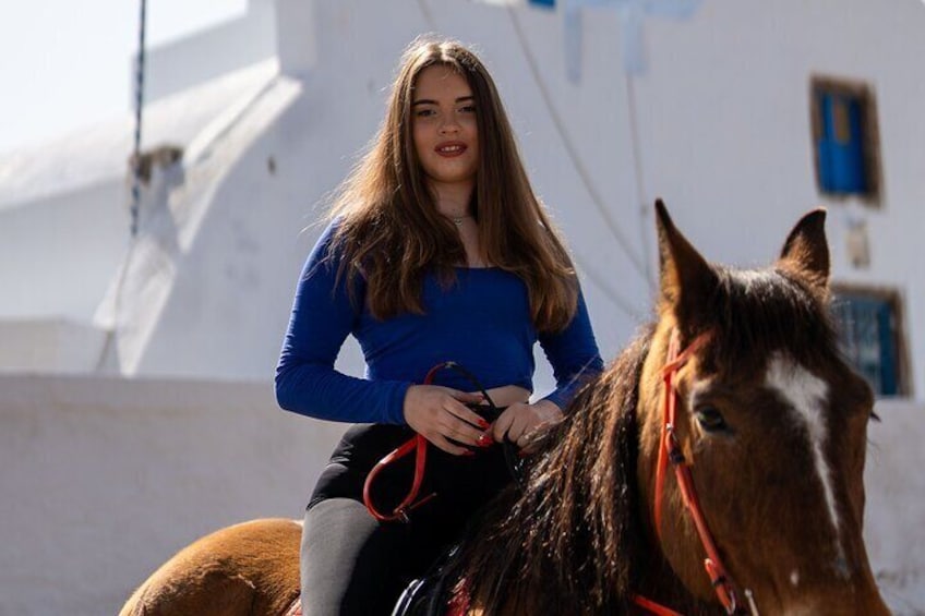 Sunset Horse Riding Experience to Caldera