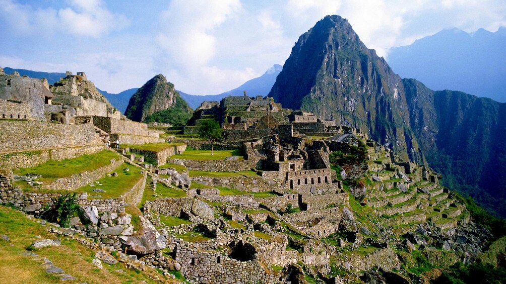 Landscape view of machu picchu